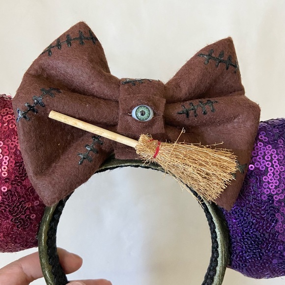 Disney Halloween Hocus Pocus inspired Minnie Mouse ears, Sanderson sisters - Picture 2 of 5